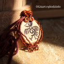 Aztec Bird Copper Necklace